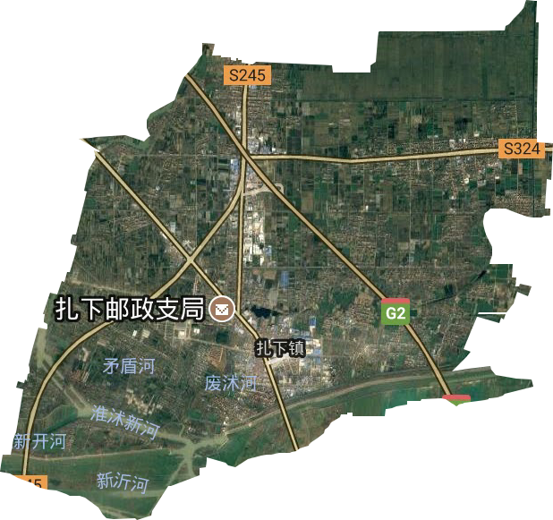 扎下鎮衛星圖