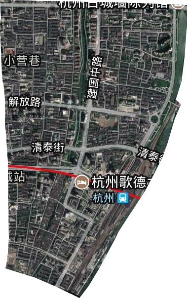 小營街道衛星圖