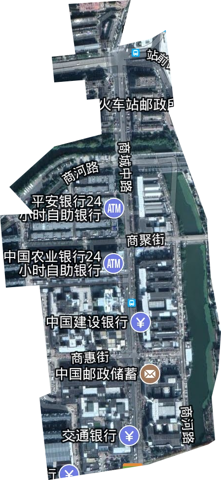 蕭山商業城衛星圖