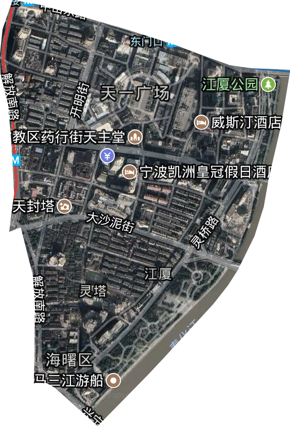 江廈街道衛(wèi)星圖