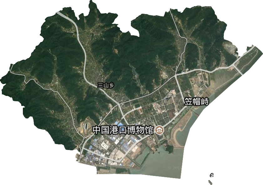 春曉鎮衛星圖