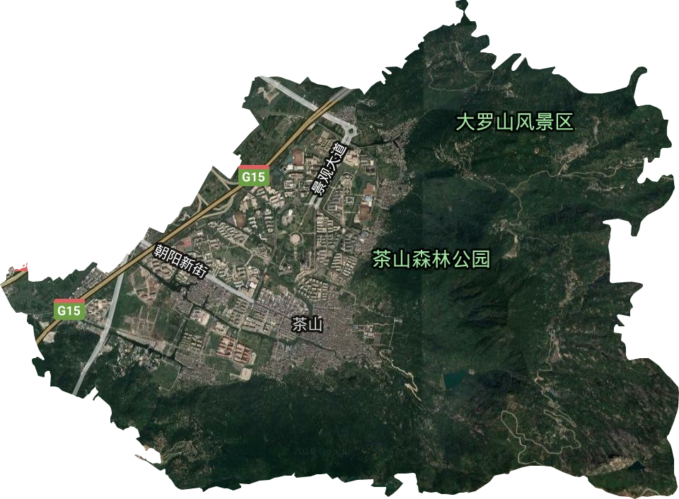 茶山街道衛(wèi)星圖