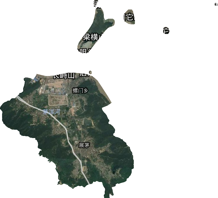 展茅街道衛星圖