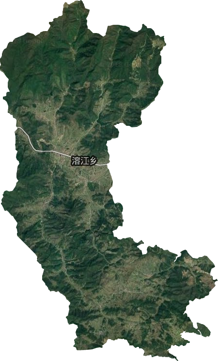 溶江鄉衛星圖