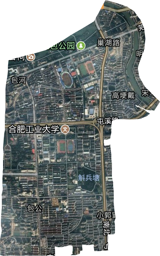 包公街道衛星圖