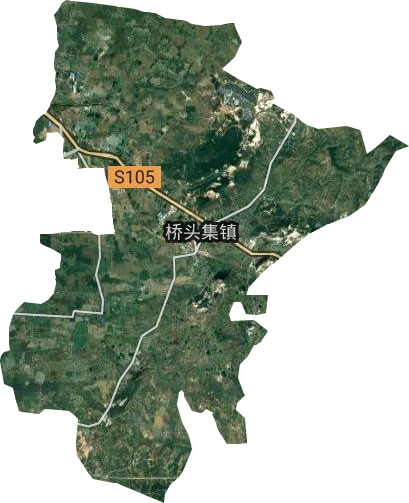 橋頭集鎮(zhèn)衛(wèi)星圖