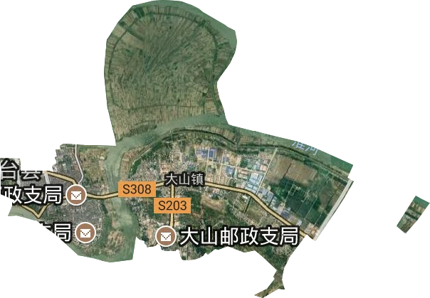 城關鎮衛星圖