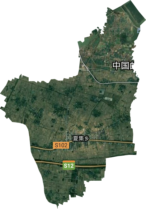 夏集鎮衛星圖