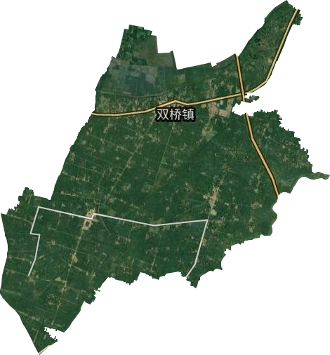 雙橋鎮衛星圖