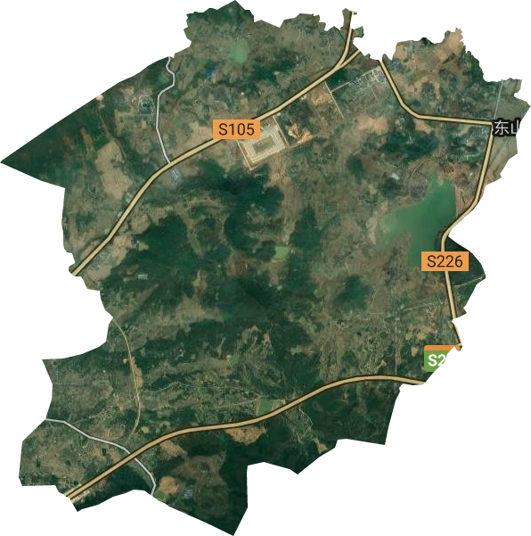 含山縣褒禪山經濟園區衛星圖