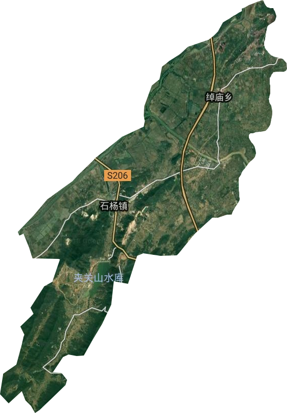 石楊鎮(zhèn)衛(wèi)星圖