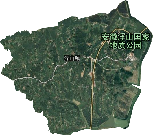 浮山鎮衛星圖