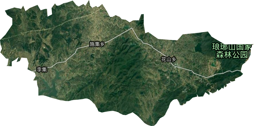 施集鎮衛星圖