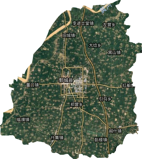 鄄城縣衛(wèi)星圖
