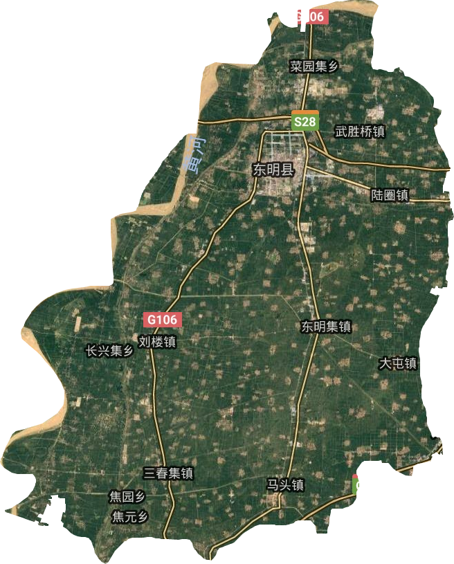東明縣衛(wèi)星圖
