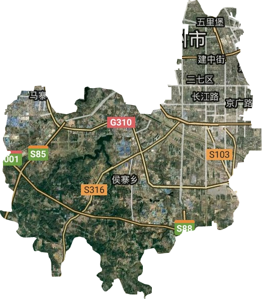 二七區(qū)衛(wèi)星圖