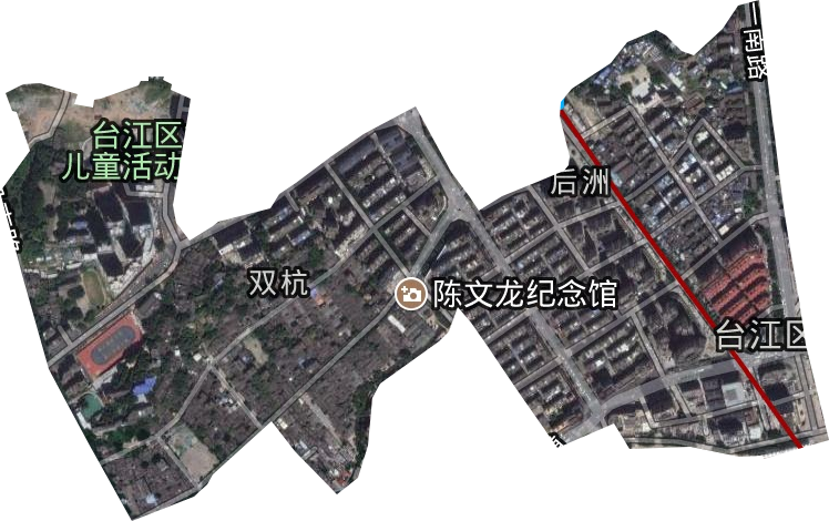 后洲街道衛星圖
