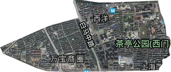 上海街道衛星圖