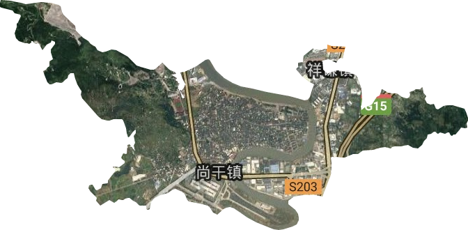 尚干鎮衛星圖