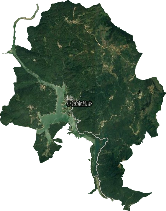 小滄畬族鄉衛星圖