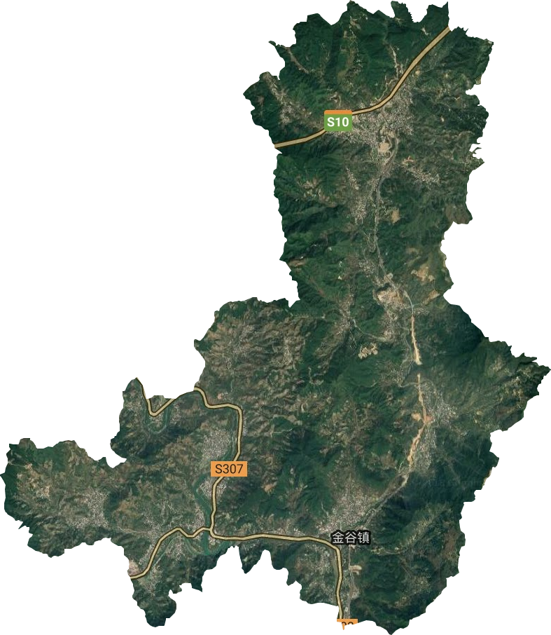 金谷鎮衛星圖