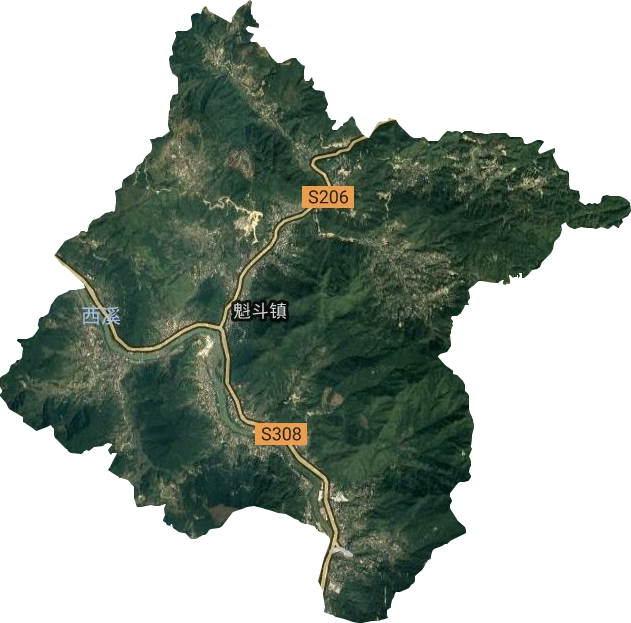 魁斗鎮(zhèn)衛(wèi)星圖