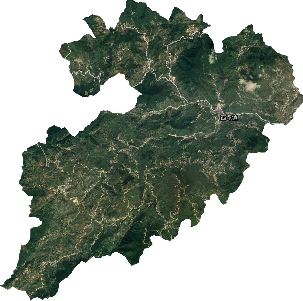 西坪鎮衛星圖