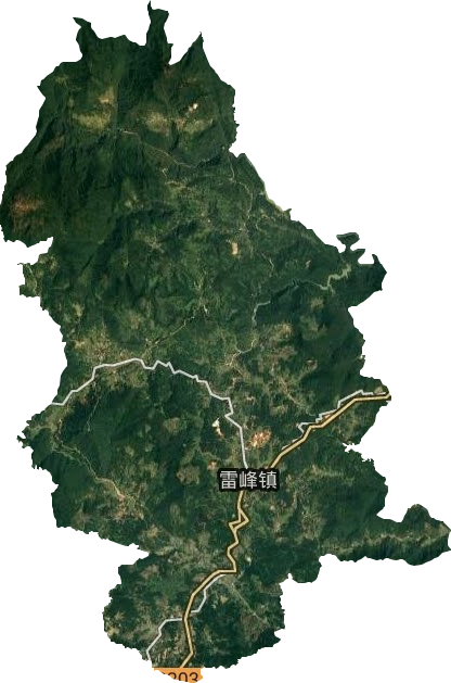 雷峰鎮衛星圖