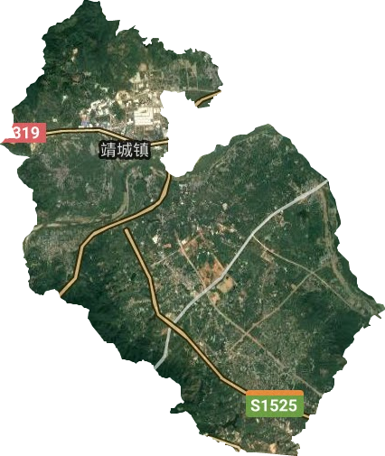 靖城鎮衛星圖