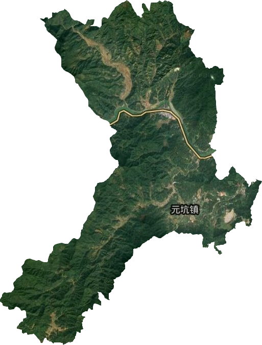 元坑鎮衛星圖
