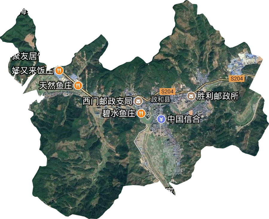 熊山街道衛(wèi)星圖