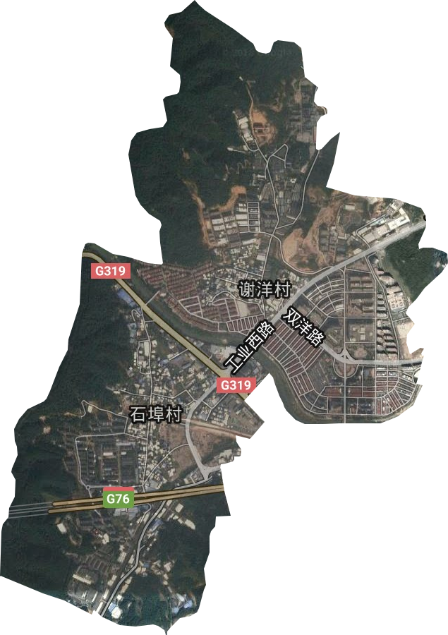 北城街道衛星圖