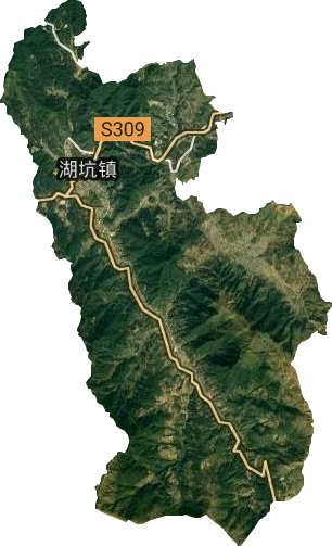 湖坑鎮(zhèn)衛(wèi)星圖