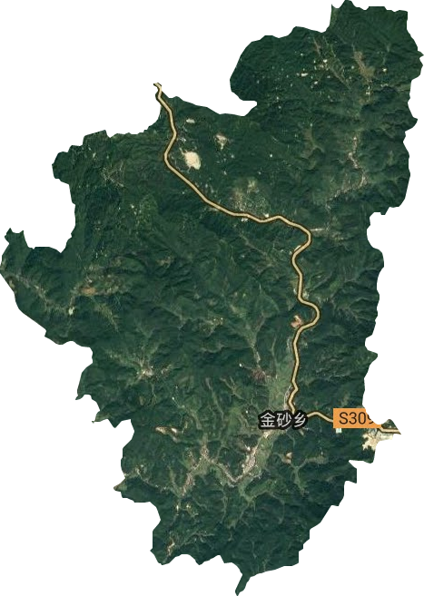 金砂鄉(xiāng)衛(wèi)星圖