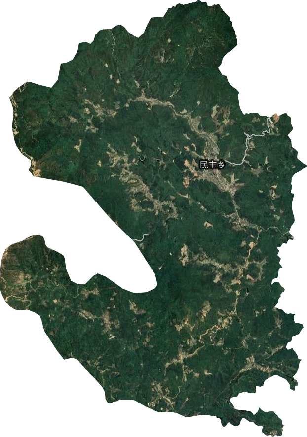 民主鄉衛星圖