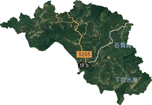 下壩鄉(xiāng)衛(wèi)星圖