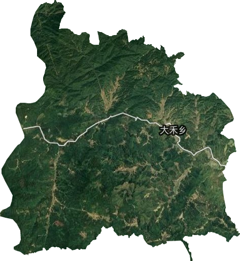 大禾鄉(xiāng)衛(wèi)星圖
