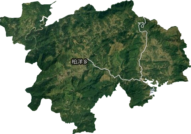 柏洋鄉(xiāng)衛(wèi)星圖