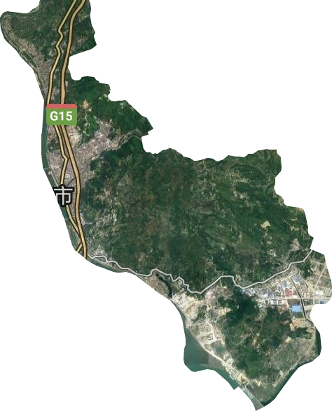 山前街道衛星圖