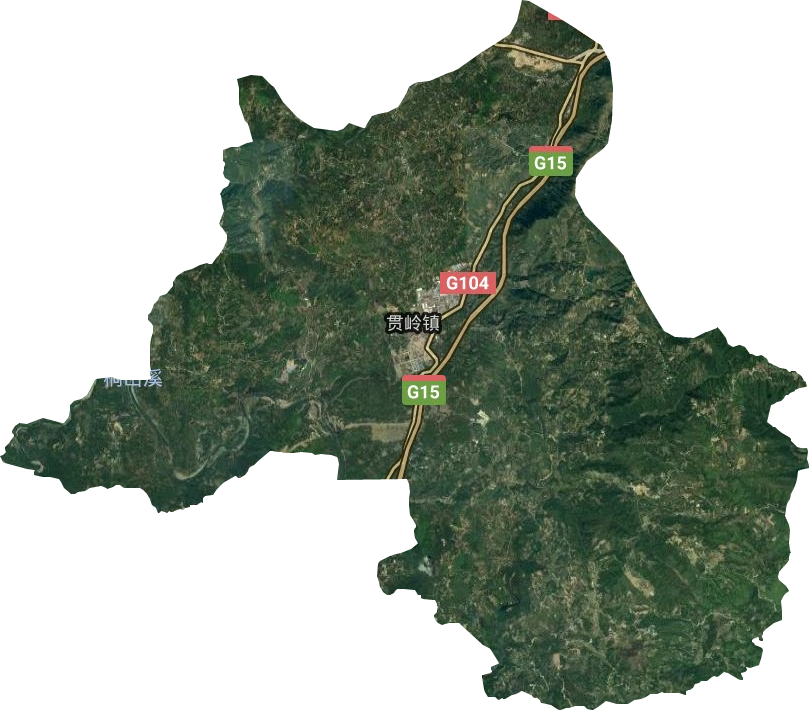 貫嶺鎮衛星圖