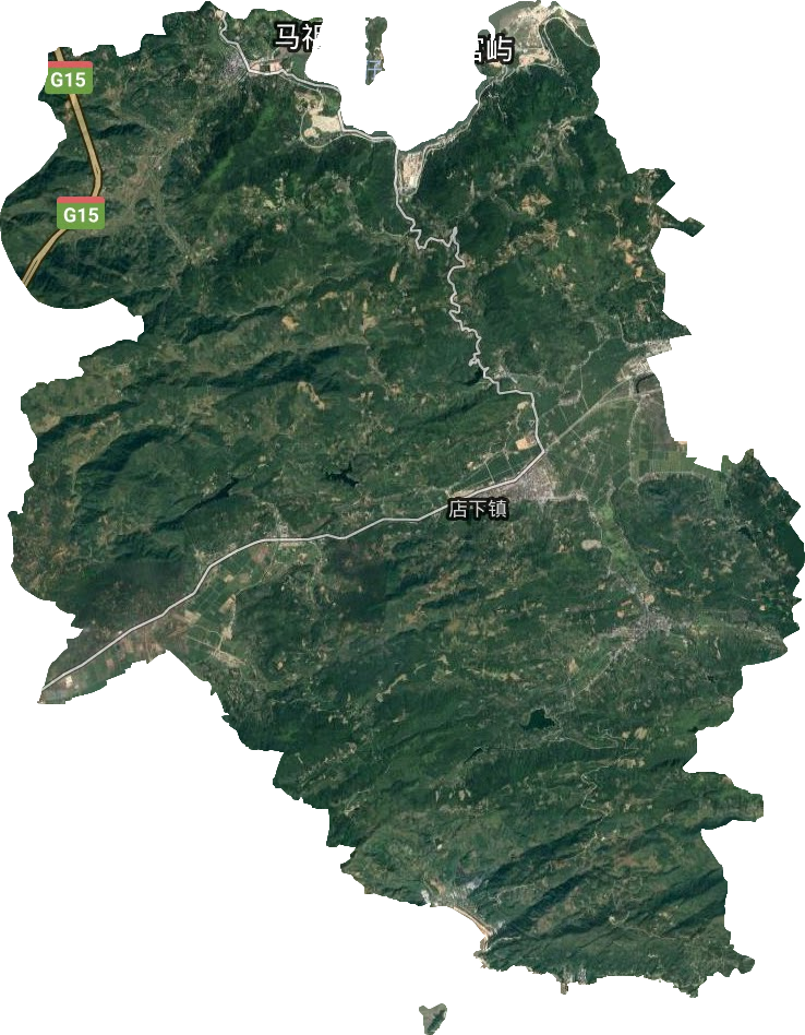 店下鎮衛星圖