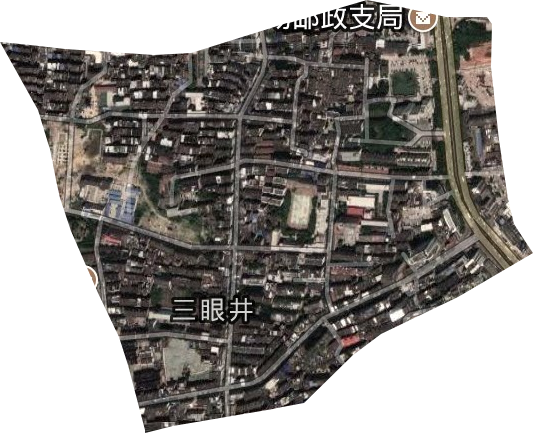 系馬樁街道衛(wèi)星圖