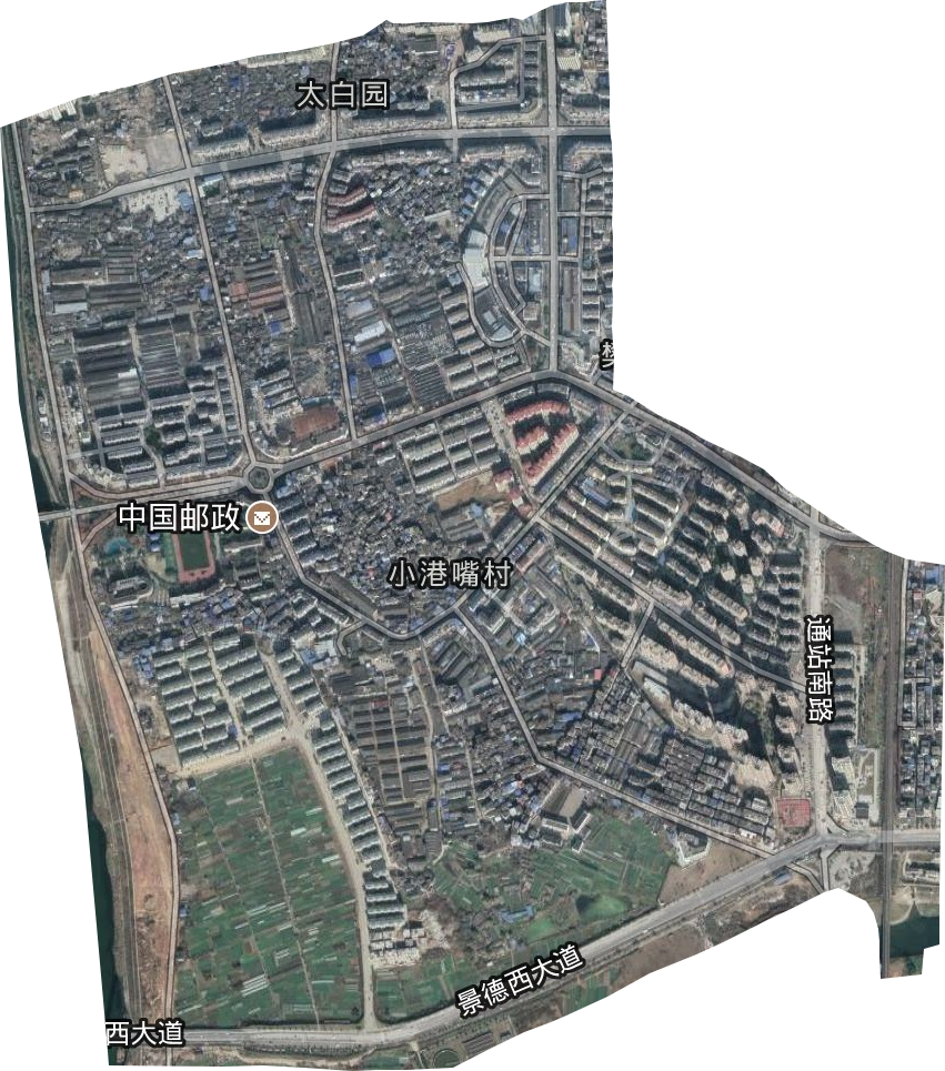 太白園街道衛星圖
