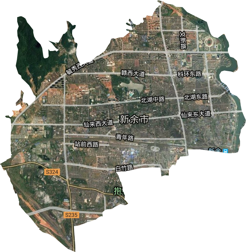 城北街道衛星圖