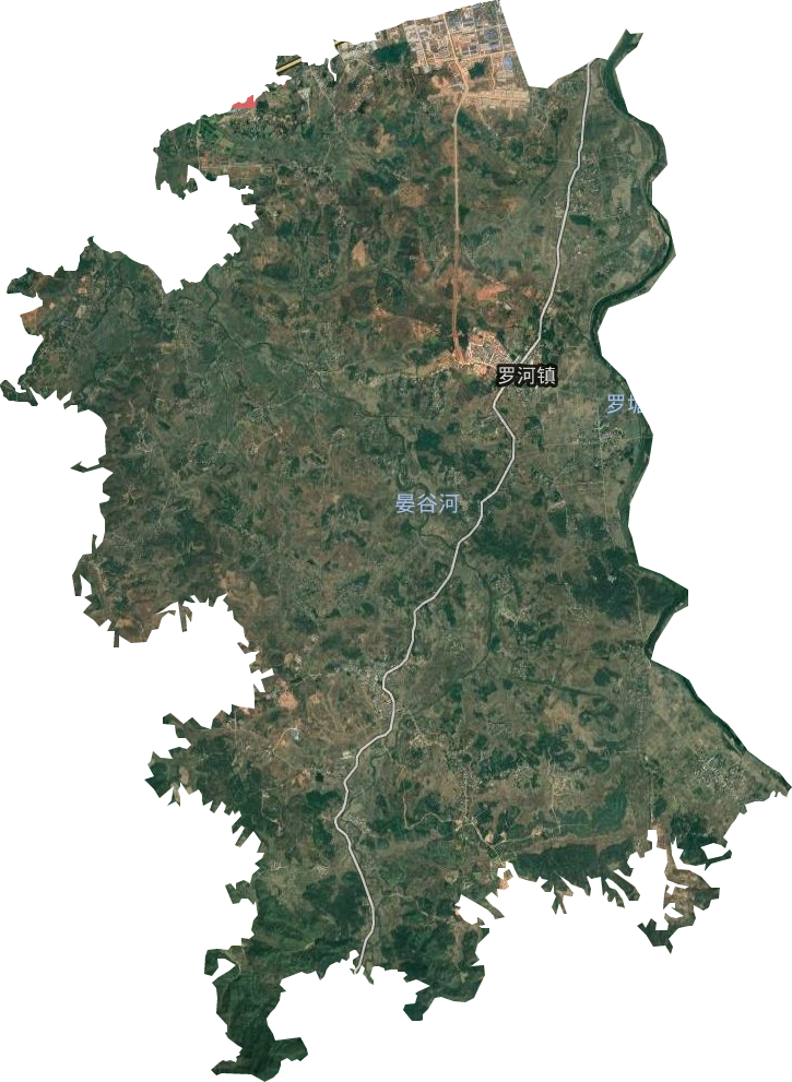 羅河鎮衛星圖