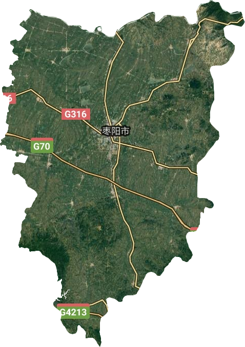 棗陽(yáng)市衛(wèi)星圖
