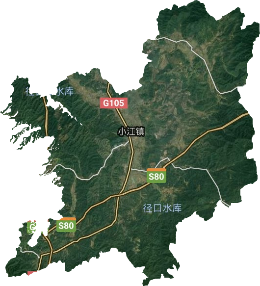 小江鎮衛星圖