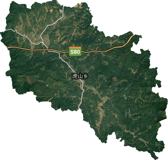 虎山鄉(xiāng)衛(wèi)星圖