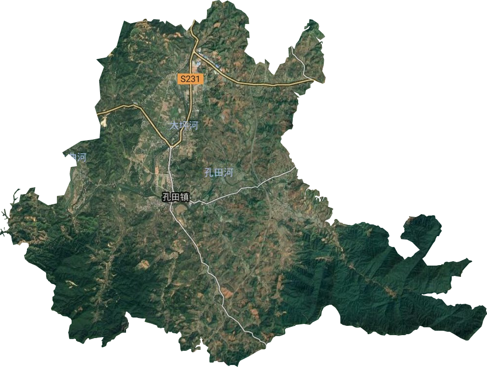 孔田鎮(zhèn)衛(wèi)星圖