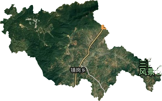 鎮崗鄉衛星圖